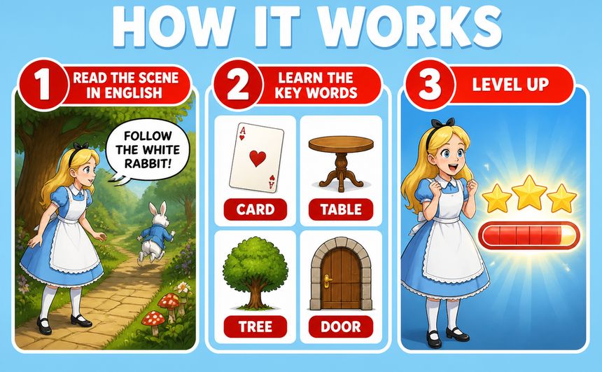 A+ marketing image 2 for Alice's Adventures in Wonderland