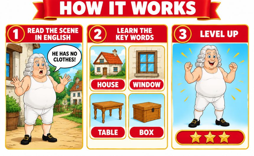 A+ marketing image 2 for The Emperor's New Clothes