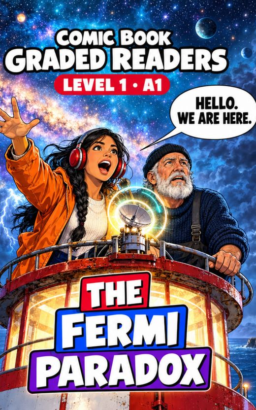 Cover of The Fermi Paradox – A1 English comic book graded reader